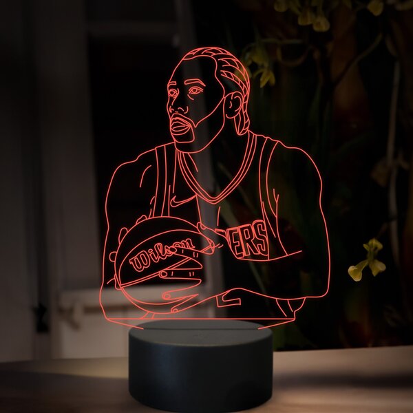 Beling 3D lampa, Kawhi Leonard, 16 farebná QX29
