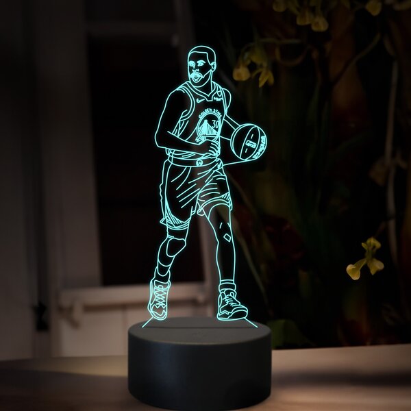 Beling 3D lampa, Stephen Curry, 16 farebná QX36