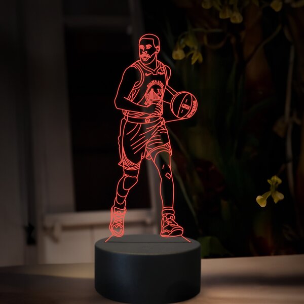 Beling 3D lampa, Stephen Curry, 16 farebná QX36
