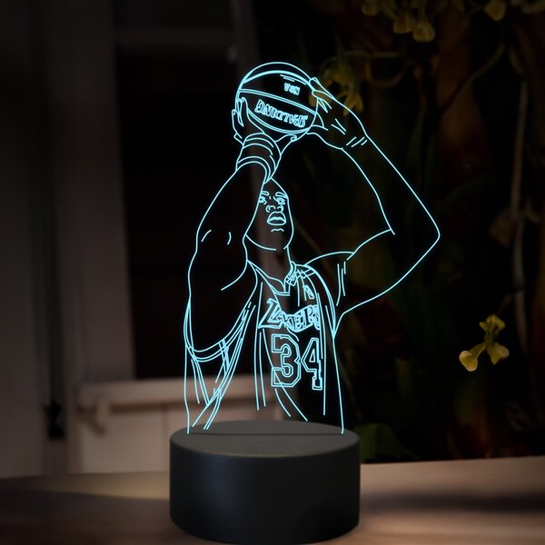 Beling 3D lampa, Shaquille O'Neal, 16 farebná QX35