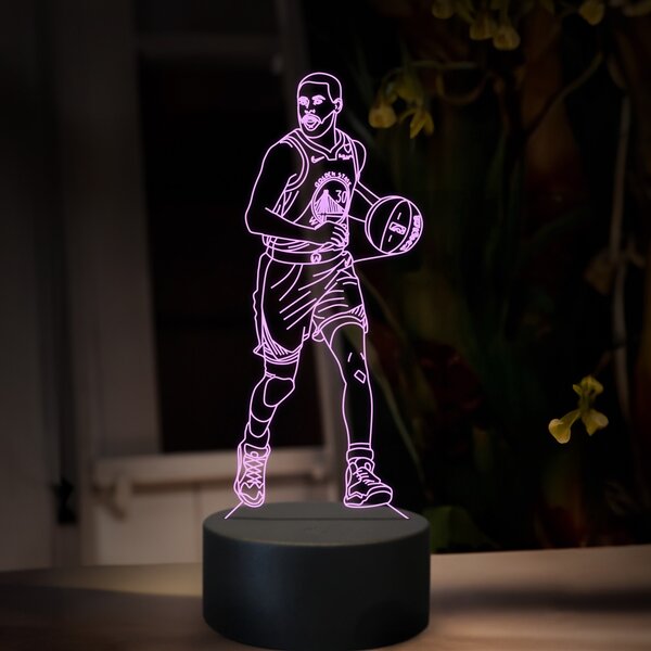 Beling 3D lampa, Stephen Curry, 16 farebná QX36