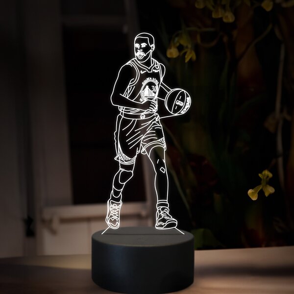 Beling 3D lampa, Stephen Curry, 16 farebná QX36