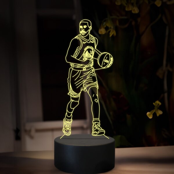 Beling 3D lampa, Stephen Curry, 16 farebná QX36