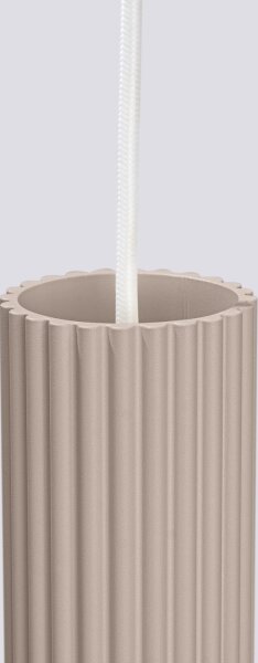 Brilagi - LED luster na lanku CRESTO 3xGU10/10W/230V taupe