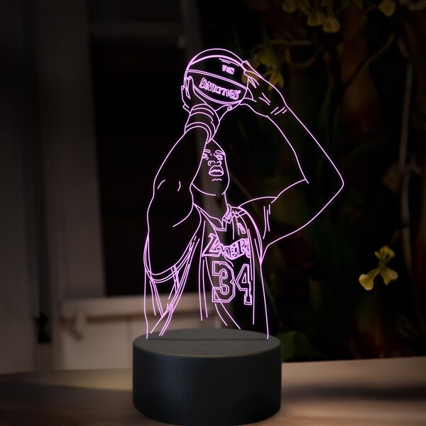 Beling 3D lampa, Shaquille O'Neal, 16 farebná QX35