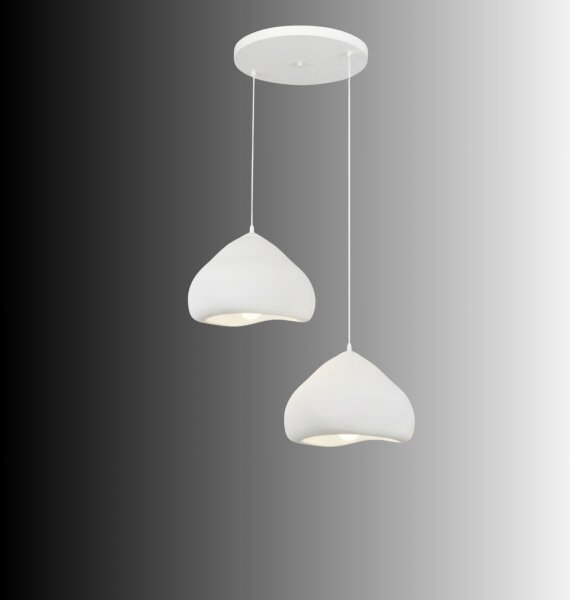 Brilagi - Luster na lanku WABI SABI 2xE27/40W/230V pr. 45 cm biela