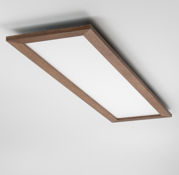 Brilagi - LED Stropné svietidlo SLIMFRAME WOOD LED/58W/230V 124x34 cm tmavohnedá