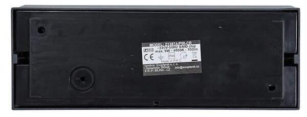 Vonkajšie nástenné senzorové LED svietidlo ALDA - antracitové, 9W (Z1387A/PIR-CR)