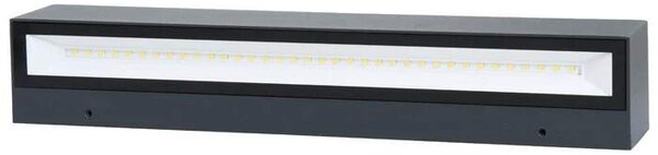 Vonkajšie nástenné LED svietidlo STIX 2x9W - antracitové (Z1381B1-CR)
