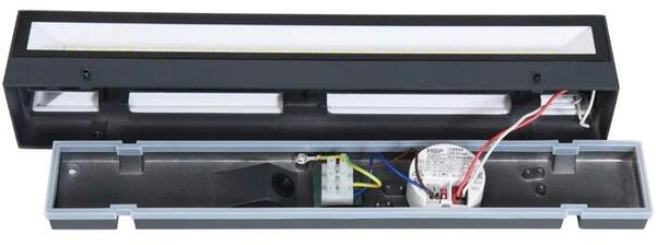 Vonkajšie nástenné LED svietidlo STIX 2x9W - antracitové (Z1381B1-CR)