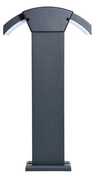 Vonkajšie LED stĺpikové svietidlo STYL – antracitové, 9W, výška 50 cm (Z1107/500-CR)