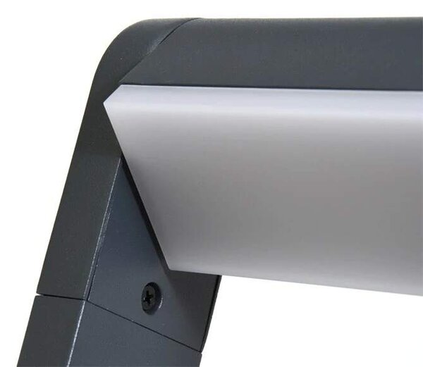 Vonkajšie LED stĺpikové svietidlo EDEN – antracitové, 6W, výška 50 cm (Z1514G/500-CR)