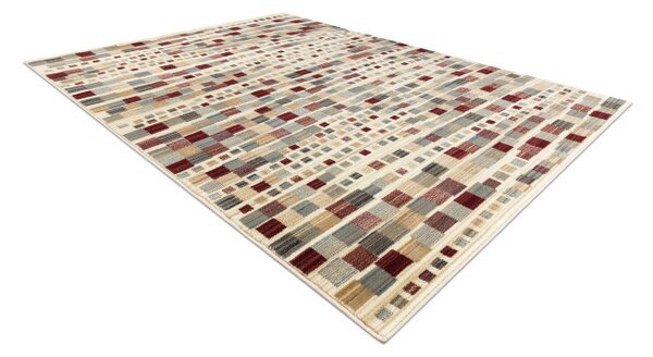 Koberec KILIM 7950/52933 geometrický sivý / béžový