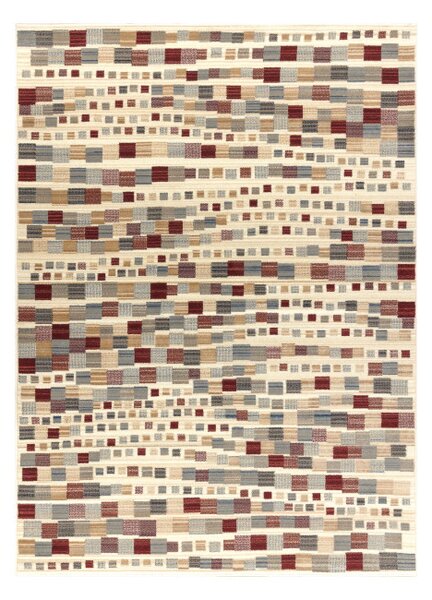 Koberec KILIM 7950/52933 geometrický sivý / béžový