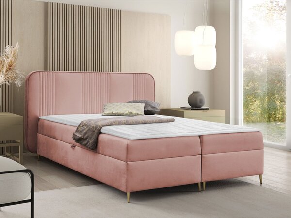 Mirjan24 Kontinentálna manželská posteľ Omentre, Rozmer postele: 140x200, Dostupné poťahy: Magic Velvet 2219 5903211408830