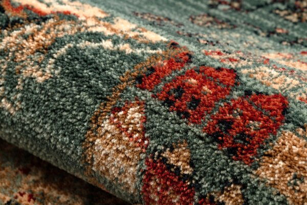 Koberec KASHQAI 4327 400 Patchwork zelený