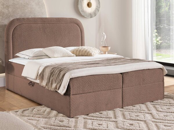 Mirjan24 Kontinentálna posteľ Bukirt, Rozmer postele: 160x200, Dostupné poťahy: Coral 75 5903211415616