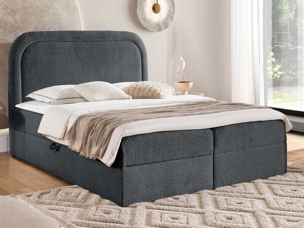 Mirjan24 Kontinentálna posteľ Bukirt, Rozmer postele: 160x200, Dostupné poťahy: Coral 75 5903211415616