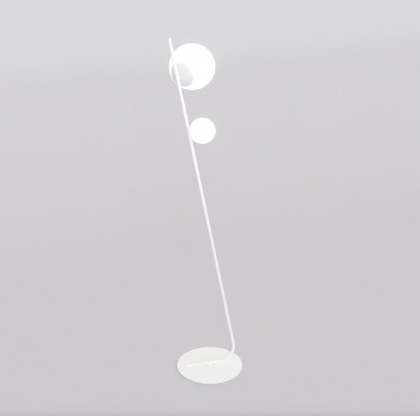 Stojacia lampa TATU 2xG9/8W/230V biela