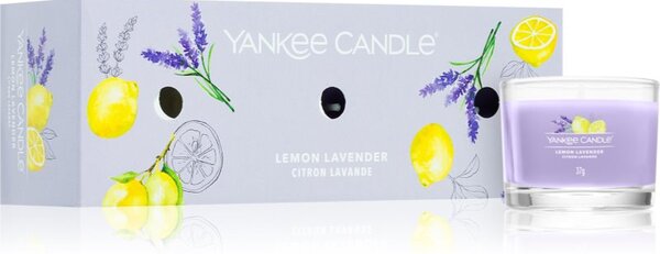 Yankee Candle Lemon Lavender darčeková sada 3x37 g