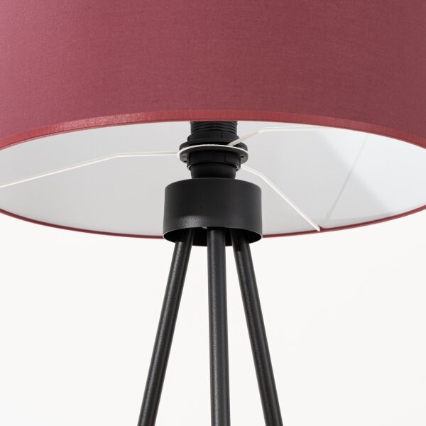Sollux SL.1856 - Stojacia lampa NEVIA 1xE27/15W/230V červená