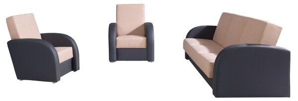 Mirjan24 Sedacia súprava Perfekt II 3+1+1, Dostupné poťahy: Soft 020 + Lux 24 5902928045482