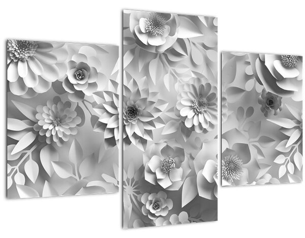 Obraz - Biele kvety (90x60 cm)