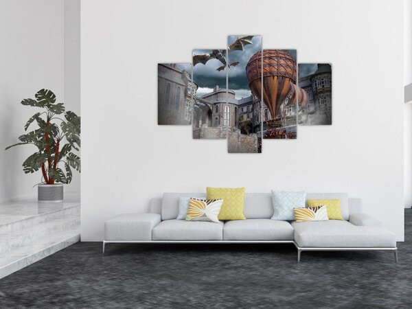 Obraz - Surrealistická krajina (150x105 cm)