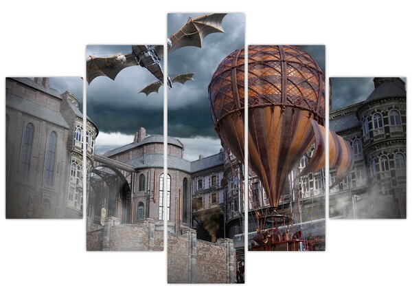 Obraz - Surrealistická krajina (150x105 cm)