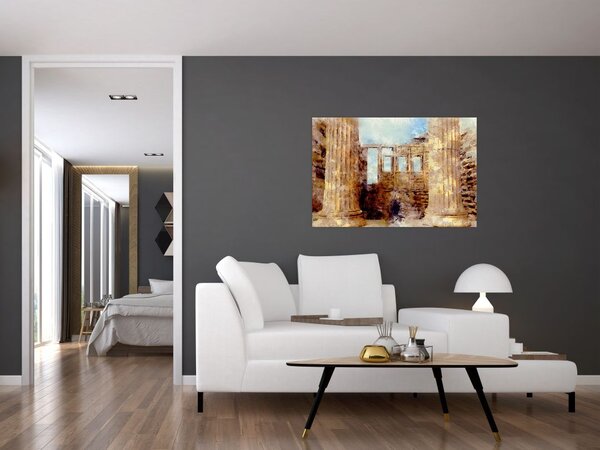Obraz - Érechthéion, Atény, Grécko (90x60 cm)