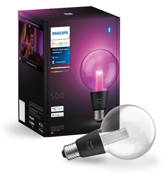 LED RGBW Stmievateľná žiarovka Philips Hue White And Color Ambiance E27/6,8W/230V