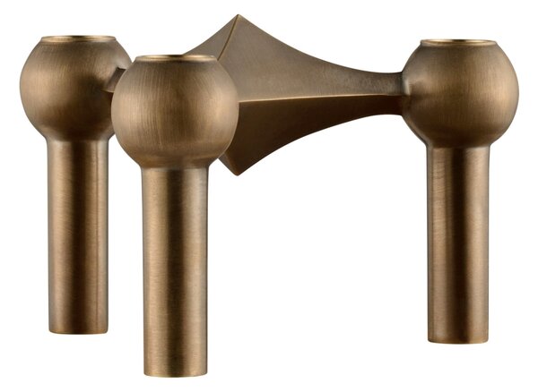 Designový svietnik STOFF Nagel Bronzed Brass