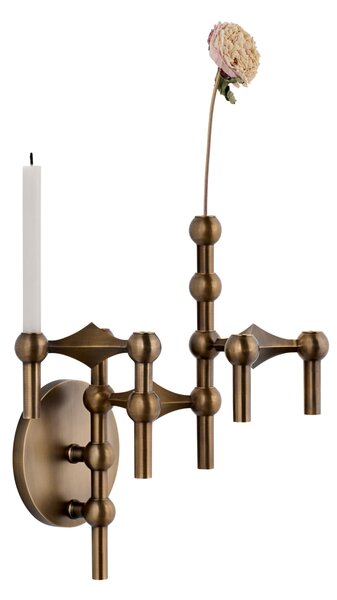 Dizajnová vázička STOFF Nagel Bronzed Brass