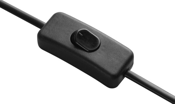 Brilliant - Stolná lampa AUREA 1xE14/20W/230V čierna