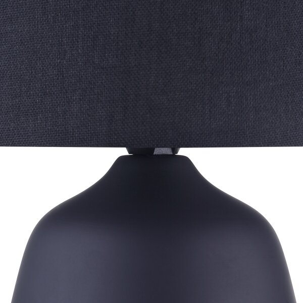 Brilliant - Stolná lampa AUREA 1xE14/20W/230V čierna