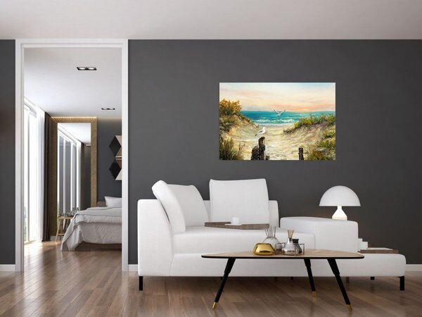 Obraz - Piesočná pláž (90x60 cm)