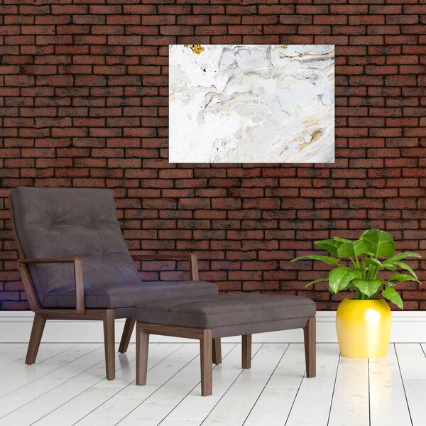 Obraz - Olejový papier s mramorovým designom (70x50 cm)