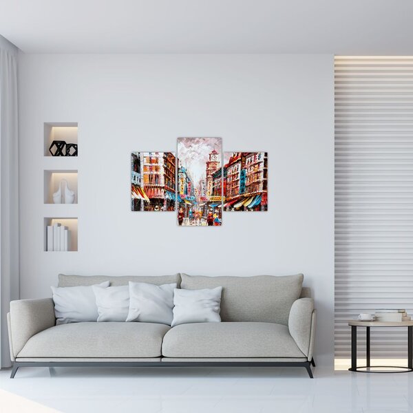 Obrázok - Hong Kong, olejomaľba (90x60 cm)