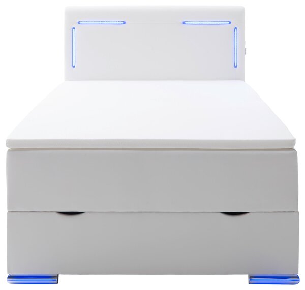 BOXSPRINGOVÁ POSTEĽ, 140/200 cm biela Xora - Postele, Online Only
