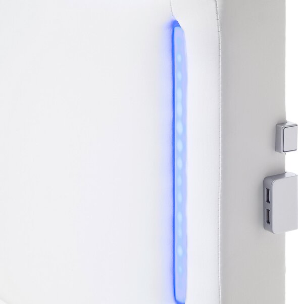 BOXSPRINGOVÁ POSTEĽ, 120/200 cm biela Xora - Postele, Online Only