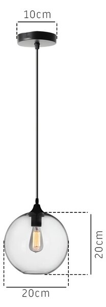 Stropné svietidlo TooLight Loft Bulb