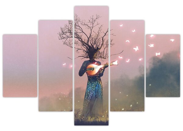 Obraz - Oživená príroda (150x105 cm)