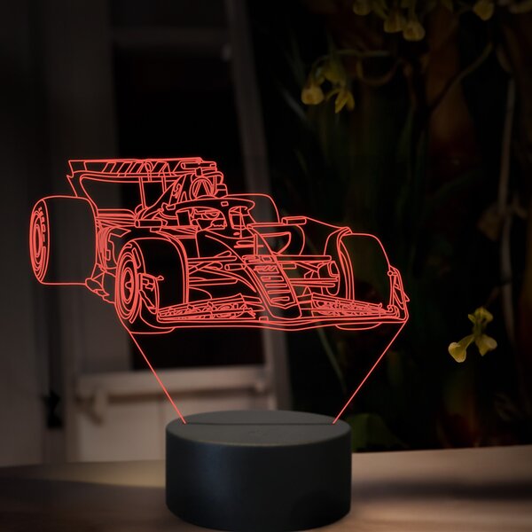 Beling 3D lampa, Kevin Magnussen,16 farebná, FF22