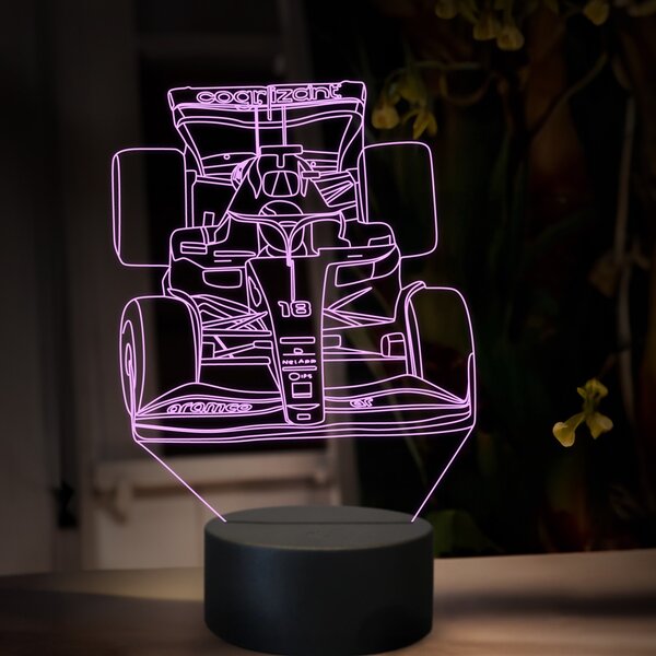 Beling 3D lampa, Lance Stroll ,16 farebná, FF24