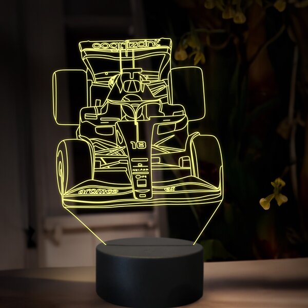 Beling 3D lampa, Lance Stroll ,16 farebná, FF24
