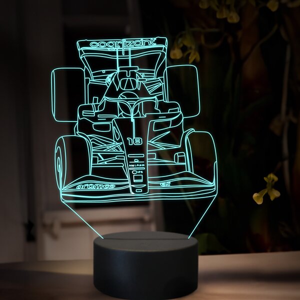 Beling 3D lampa, Lance Stroll ,16 farebná, FF24