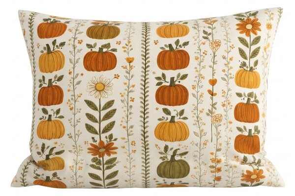 Flanelová obliečka na vankúš PUMPKIN LINES 50x70 cm, farebný