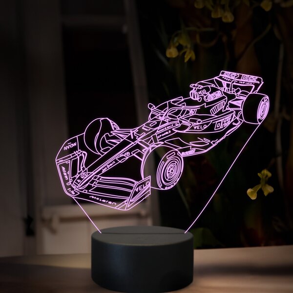 Beling 3D lampa, Lando Norris ,16 farebná, FF25