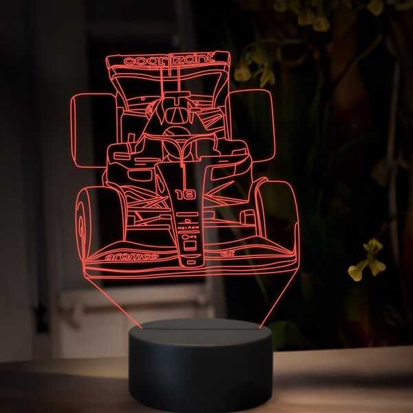 Beling 3D lampa, Lance Stroll ,16 farebná, FF24
