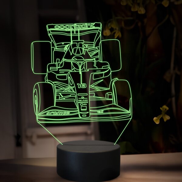 Beling 3D lampa, Lance Stroll ,16 farebná, FF24